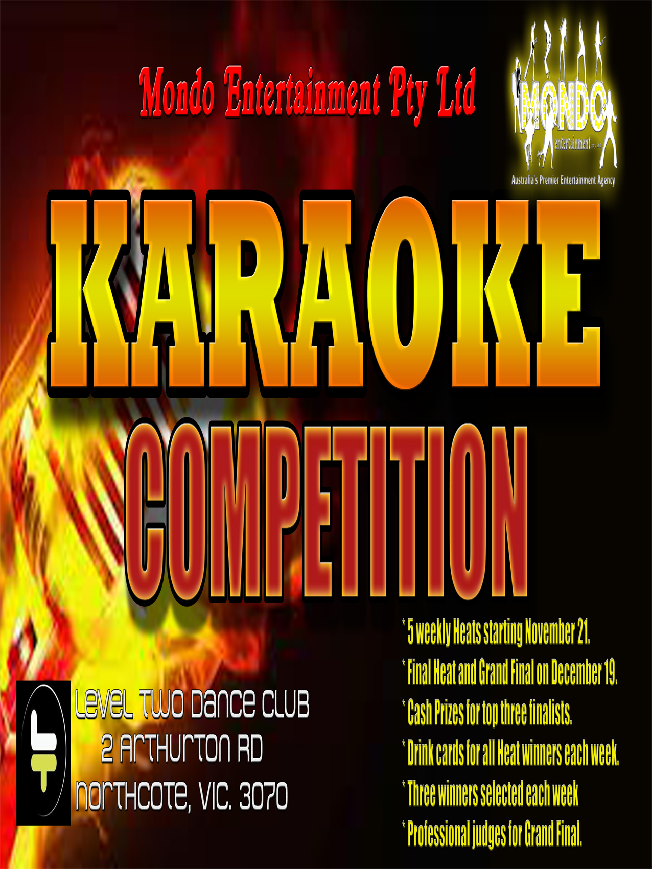 450x600mm karaoke comp