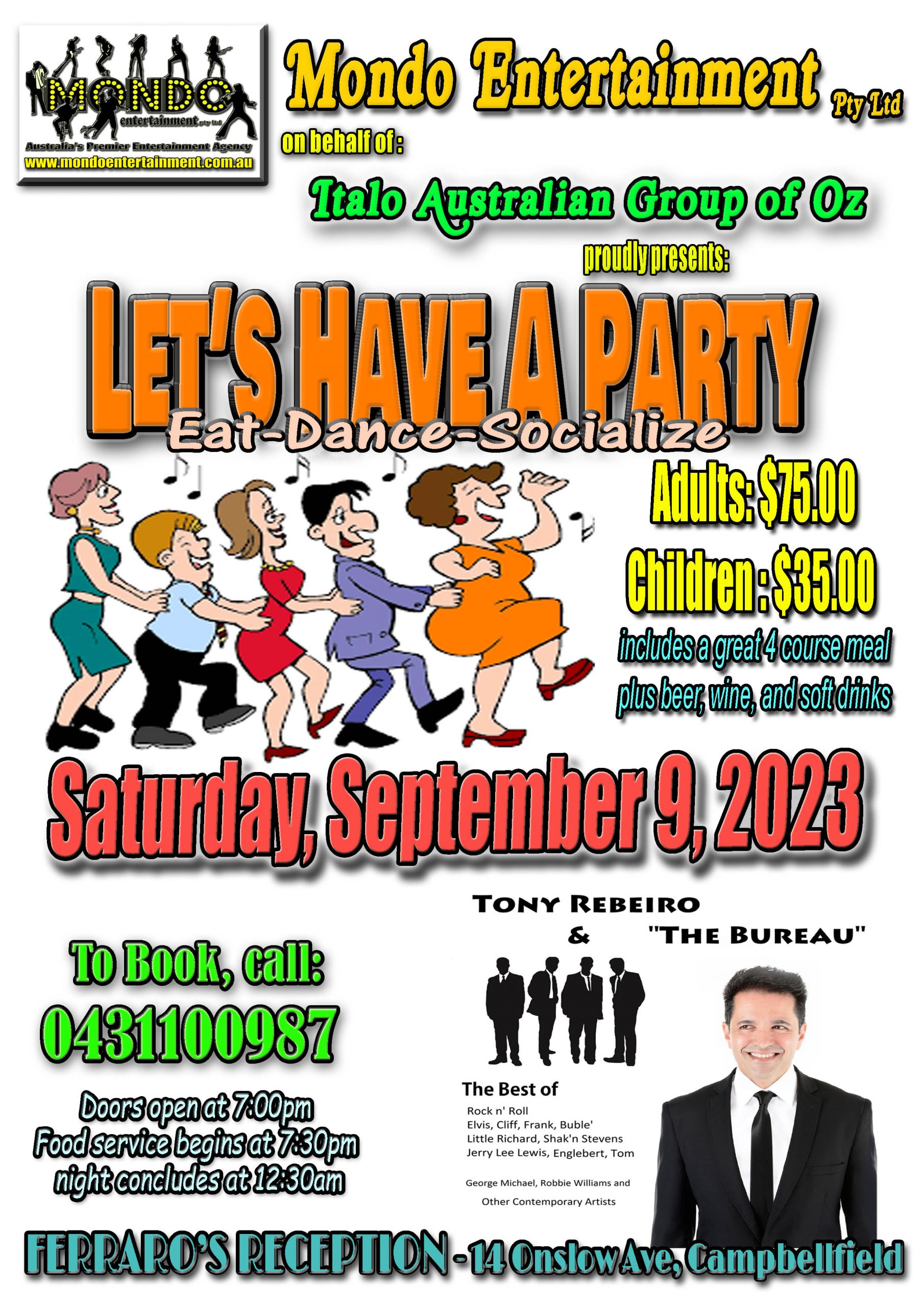 Let’s Have a Party – dinner dance 2023