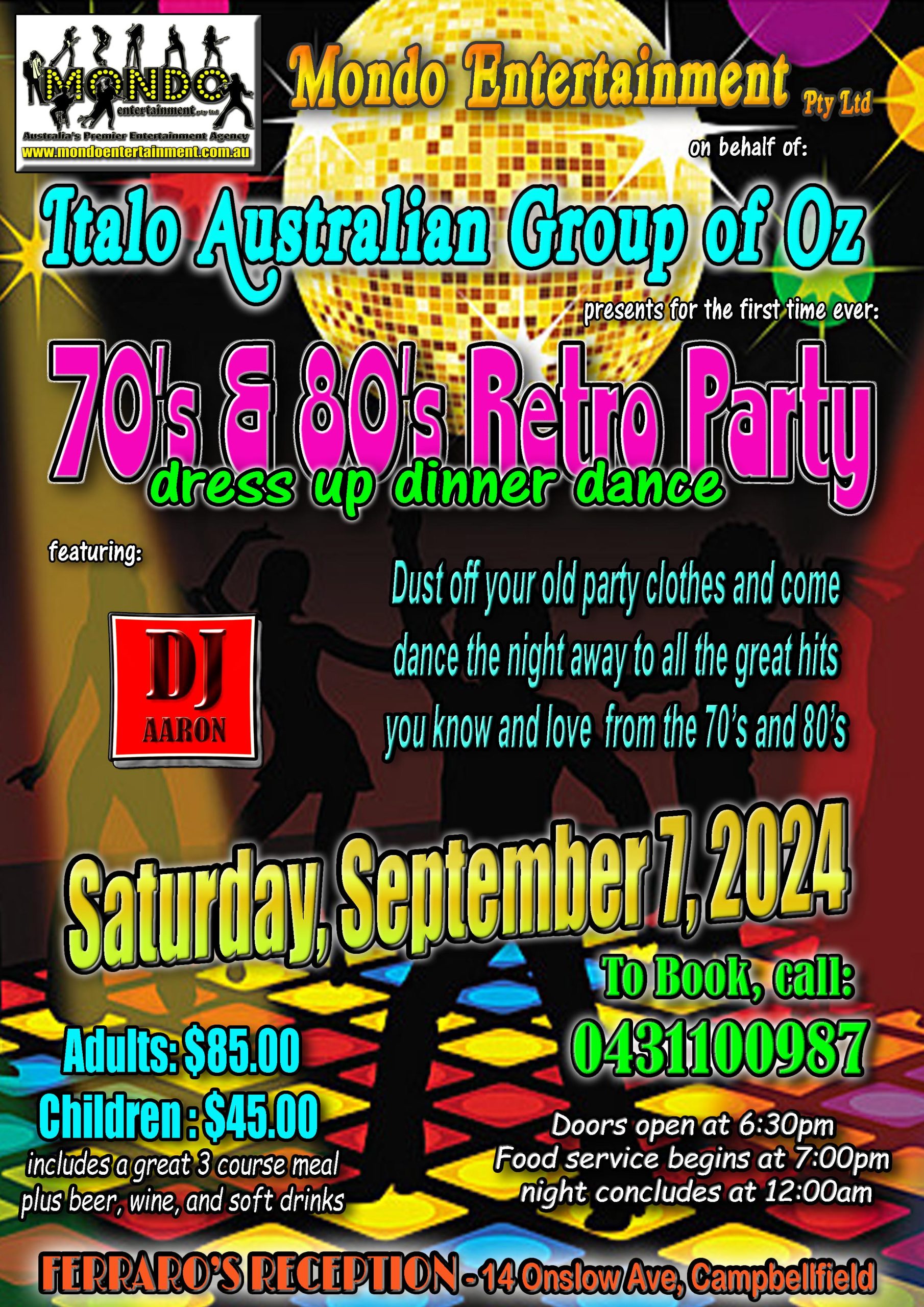 70’s & 80’s Retro Party