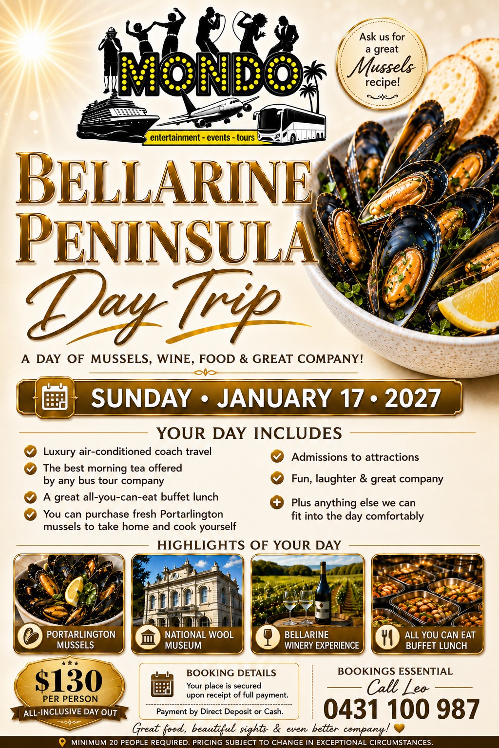 Bellarine Peninsula Day Trip 2027